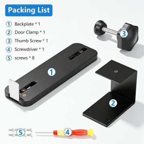 Anti-Theft Doorbell Mount for Reolink Battery Video Doorbell 2K, Adjustable Mounting Bracket Holder Accessories for Reolink Doorbell Camera, No Drill Door Mount for Rentals, Apartment Door Security in Kuwait