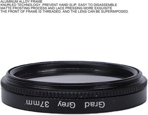 Fabater 37mm Graduated Color Filter, HD Lens with Aluminum Alloy Frame, Color Correcting Accessory for Mirrorless DSLR Camera in Kuwait