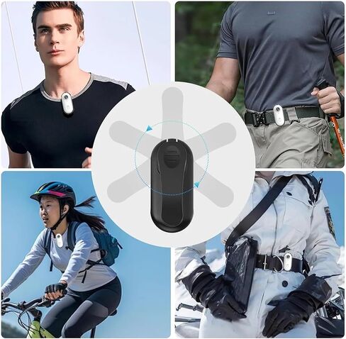4K Magnetic Wireless POV Body Camera Ultra Portable Magsafe Vlogging Recorder for Sports YouTube Shooting in Kuwait