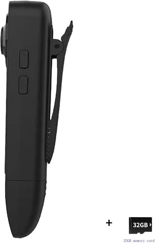 1080P Clip On Mini Body Camera Motion Detection Auto Record IR Night Vision 6 Hours Battery Support 64GB Storage Pocket Recorder in Kuwait