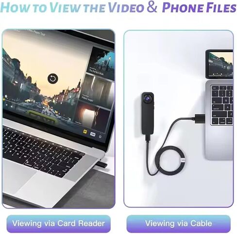 1080P Clip On Mini Body Camera Motion Detection Auto Record IR Night Vision 6 Hours Battery Support 64GB Storage Pocket Recorder in Kuwait