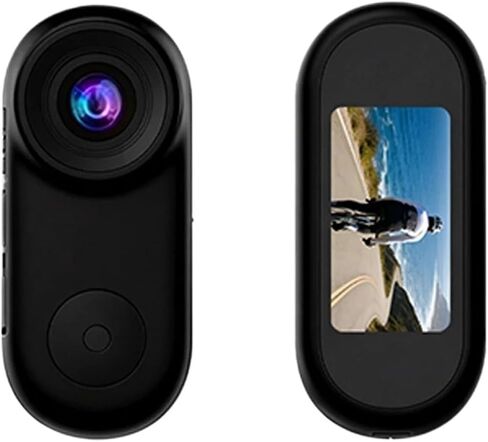 4K UHD Magnetic Thumb Mini Action Camera with Fixed Bracket Portable DV Video Recorder for Helmet Outdoor Shooting in Kuwait