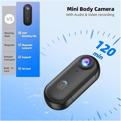 H88 PRO 4K EIS Anti-Shake Mini Action Camera WiFi IPX7 Waterproof Portable POV Video Recorder for Outdoor Vlogging in Kuwait
