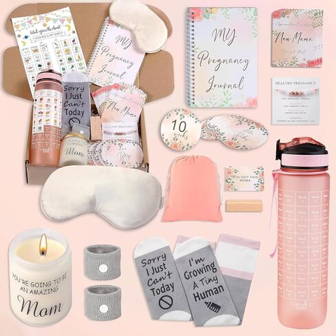 1st Trimester Pregnancy Gift Box for Expecting and First Time Moms, Gifts Basket For Pregnant Women, Pregnant Mom Box, Frist Trimester Pregnancy Essentials in Kuwait