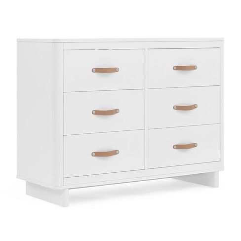 babyGap Skye 6 Drawer Dresser with Interlocking Drawers by Delta Children - Greenguard Gold Certified, Acorn in Kuwait