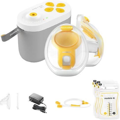 Medela Pump in Style Pro+ Electric Breast Pump, Hospital Grade,Rechargeable | Hospital Performance, Bottles & Flanges, Enhanced Comfort, BPA-Free, Rechargeable, Lightweight in Kuwait