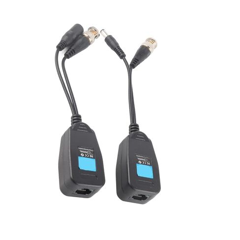 Kadimendium Power Video Balun with Noise Immunity for SECAM Signals, Save Cable Cost 3050%, for Any Security Camera Installation in Kuwait