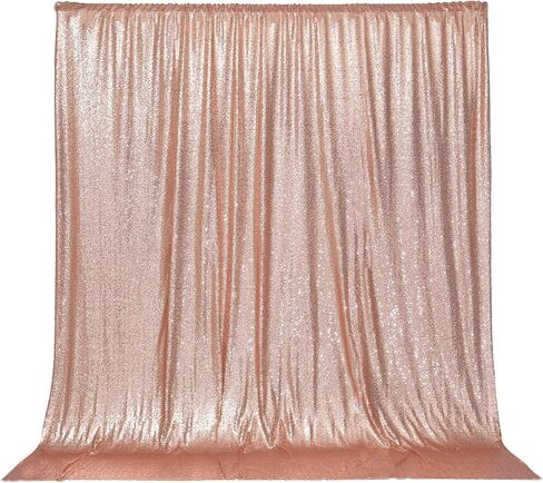 PartyDelight Silver Sequin Backdrop Curtains 2x8ft 2 Panels | Sparkly 3mm sequins with 4 inch rod pockets frame entrances and photo areas for New Year and winter celebrations in Saudi Arabia