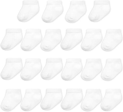 Fruit of the Loom Baby 22-Pack Grow & Fit Flex Zones Low Cut Stretch Socks - Unisex, Girls, Boys in Saudi Arabia