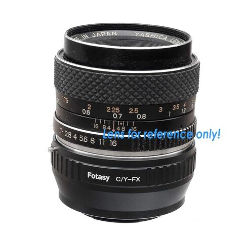 Fotasy Contax Yashica C/Y Lens to Fuji X Adapter, CY Lens X Mount Adapter, Compatible with Fujifilm X-Pro1 X-Pro2 X-Pro3 X-E2 X-E3 X-A10 X-M1 X-T1 X-T2 X-T3 X-T4 X-T10 X-T20 X-T30 X-T30II X-T100 X-H1 in Kuwait