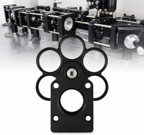 6 Position Filter Wheel for Telescope, 0.5 Inch Filter Wheel, Sm1 Threaded Coaxial Filter Holder, Repeatable Detent Switching and M4/m6 Mounting Holes, for Deep Sky Photography, 12.7mm in Kuwait