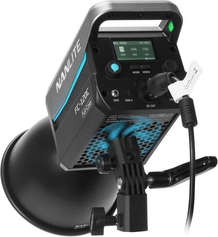 Nanlite FC-120C RGB COB LED Video Light + 40cm Octagonal Softbox Bundle, 145W 2700K-7500K CCT Bowens Mount Photography Light with App Control & Quick-Open Softbox for Forza/FC/FS Series, Video Recordi in Kuwait