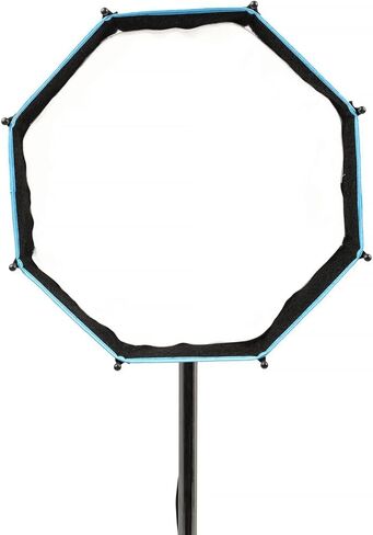 Nanlite FC-120C RGB COB LED Video Light + 40cm Octagonal Softbox Bundle, 145W 2700K-7500K CCT Bowens Mount Photography Light with App Control & Quick-Open Softbox for Forza/FC/FS Series, Video Recordi in Kuwait