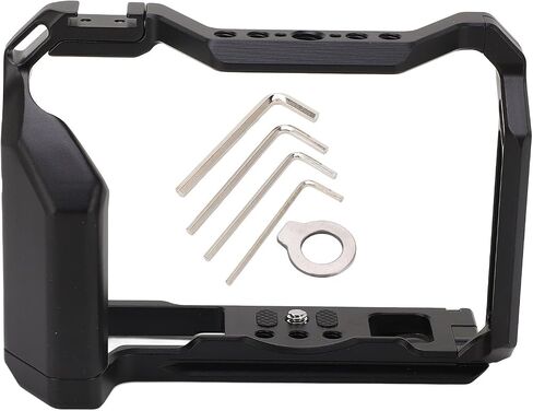 Handheld Camera Rig for X-T5, Lightweight Aluminum Video with /4" 3/8" Threads and Cold Shoe Mounts, Versatile Stabilizer Accessory fit Vlogging Filming in Kuwait