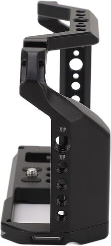 Handheld Camera Rig for X-T5, Lightweight Aluminum Video with /4" 3/8" Threads and Cold Shoe Mounts, Versatile Stabilizer Accessory fit Vlogging Filming in Kuwait