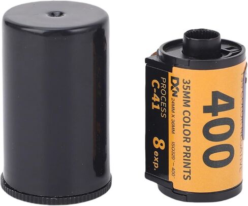 Akozon 35mm Fine Grain Wide Exposure Latitude HD Camera Color Negative Film, 320-400 ISO for 135 Cameras, Suitable for LowLight or Fast Action Subjects (#11) in Kuwait