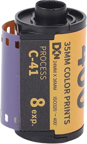 Akozon 35mm Fine Grain Wide Exposure Latitude HD Camera Color Negative Film, 320-400 ISO for 135 Cameras, Suitable for LowLight or Fast Action Subjects (#11) in Kuwait