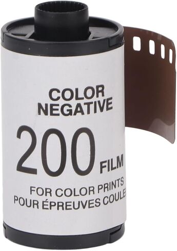 8 Rolls 35mm Color Film ISO200 High Definition Wide Exposure High Contrast 135 Color Negative Film for Portrait and Action Photography with Vintage Look in Kuwait