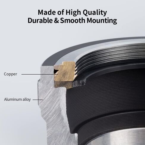 K&F Concept Lens Mount Adapter NIK-L Manual Focus Compatible with Nikon F Lens to L Mount Camera Body in Kuwait