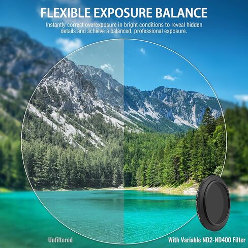 77mm Variable ND Lens Filter - Bundle with - Protective Telescope Cover in Kuwait