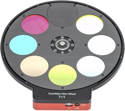 WandererAstro SFW50S Telescope Motorized Filter Wheel for Astrophotography,8-Slot 50mm Electronic Filter Wheel with Ultra-Low Profile 14mm,Compatible with ZWO QHYCCD ToupTe in Kuwait