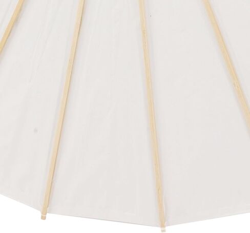 SUNGOOYUE Kids Paper Parasol, Elegant White Paper Umbrella for DIY Hand Painting, with Smooth Open Close for Photography Props and Home Decoration in Kuwait