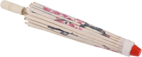 Chinese Oil Paper Umbrella Handmade Wooden Umbrella with Classical Plum Painting for Wedding Photography Party Performance in Kuwait