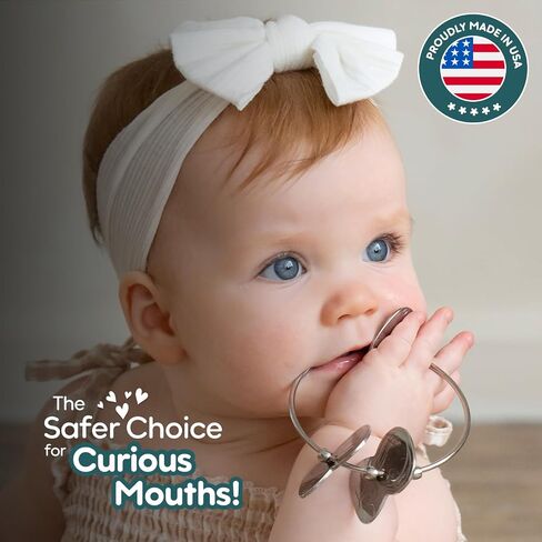 Kleynimals Stainless Steel Toy Keys, Baby Rattle & Teether for Sensory Play | USA-made heirloom quality toy. Safe, non-toxic, and BPA-free for early development and teething relief. in Kuwait