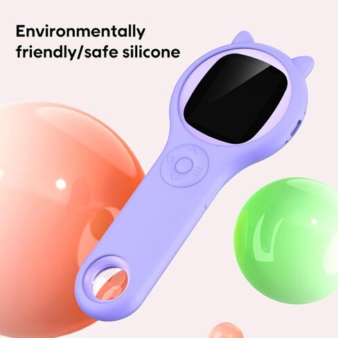 100x‑500x Pocket Microscope for Kids with LCD Screen, 8 LED Lights, USB Connect to PC, HD Photo & Video, 2MP Camera, 500x Magnification (Purple) in Kuwait