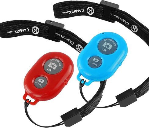 CamKix Camera Shutter Remote Control with Bluetooth Wireless Technology - 2 Pack - Create Amazing Photos and Videos Hands-Free - Works with Most Smartphones and Tablets (iOS and Android) in Kuwait