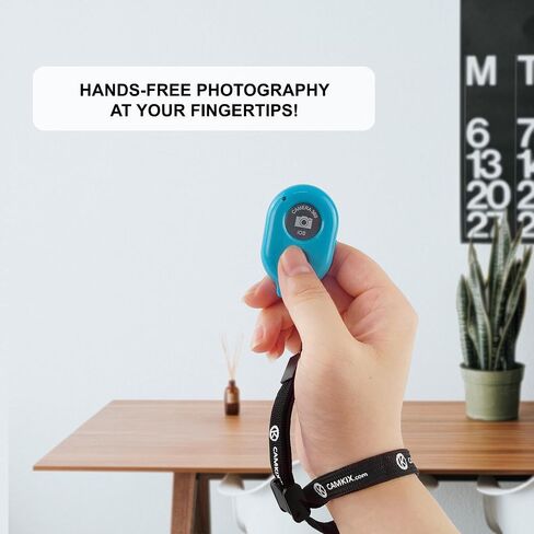 CamKix Camera Shutter Remote Control with Bluetooth Wireless Technology - 2 Pack - Create Amazing Photos and Videos Hands-Free - Works with Most Smartphones and Tablets (iOS and Android) in Kuwait