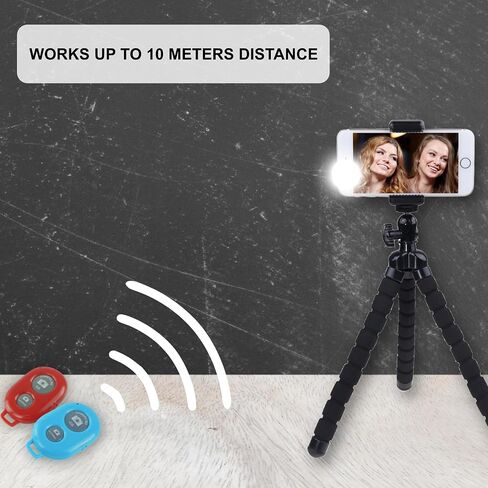 CamKix Camera Shutter Remote Control with Bluetooth Wireless Technology - 2 Pack - Create Amazing Photos and Videos Hands-Free - Works with Most Smartphones and Tablets (iOS and Android) in Kuwait