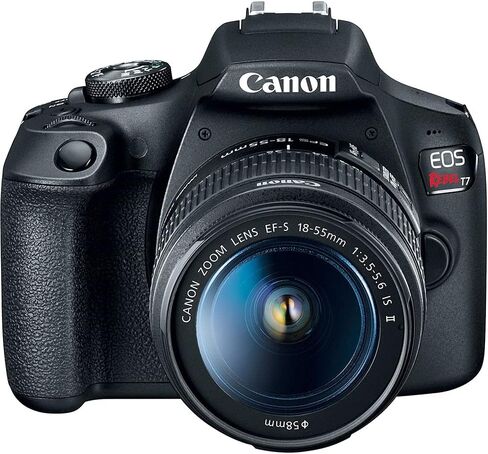 Canon EOS Rebel T7 DSLR Camera Kit | 24.1MP APS-C Sensor with EF-S 18-55mm Lens | Full HD 1080p Video Compact Beginner-Friendly Photography (2727C002) + Canon EF 24-70mm f/2.8L Lens + Bag + 64GB Card in Kuwait