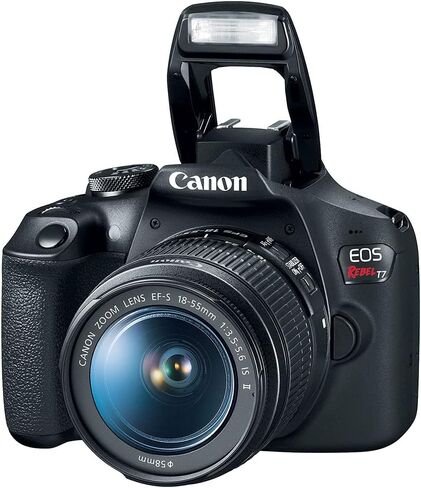 Canon EOS Rebel T7 DSLR Camera Kit | 24.1MP APS-C Sensor with EF-S 18-55mm Lens | Full HD 1080p Video Compact Beginner-Friendly Photography (2727C002) + Canon EF 24-70mm f/2.8L Lens + Bag + 64GB Card in Kuwait