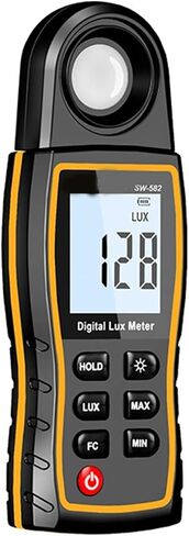 Digital Light Meter - Handheld Lux/FC Meter for Photography, Luminometer & Photometer, Accurate 200,000 Lux Measurement for Optimal Lighting Conditions in Kuwait
