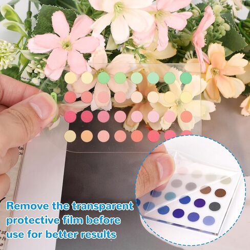 NQEUEPN 24pcs Seasonal Color Analysis Cards with Bead Chains | Acrylic Color Palette Guide Portable Seasonal Colors Matching Kit for Color Matching & Fashion Advice (12 Seasonal Colors) in Kuwait