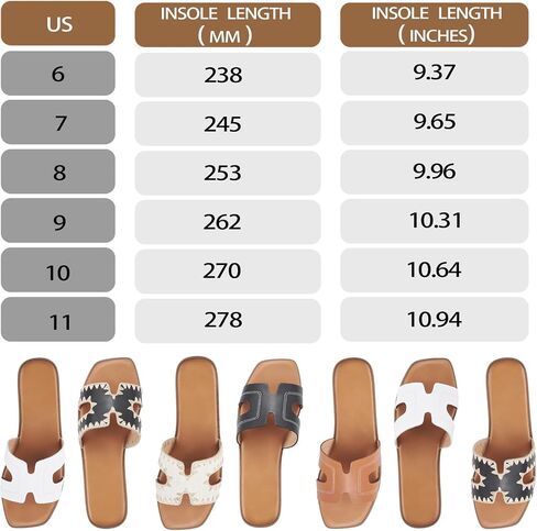 Womens Sandals Slip On Fashion Flat Sandals Soft Memory Foam Slides Comfortable Leather Open Toe Slide For Summer Dressy 2026 White Size 6 in Kuwait