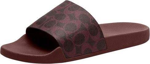Coach Women's Udele Coated Canvas Slide in Kuwait