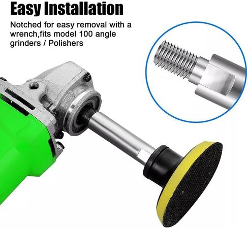 Angle Grinder Extension Connecting Rod, Thread Angle Grinder Extension Shaft,Pratical Angle Grinder Extension Connecting Rod,Fits Model 100 Angle Grinders,Connecting Rotary Rod Car Polishing Adapter in Kuwait