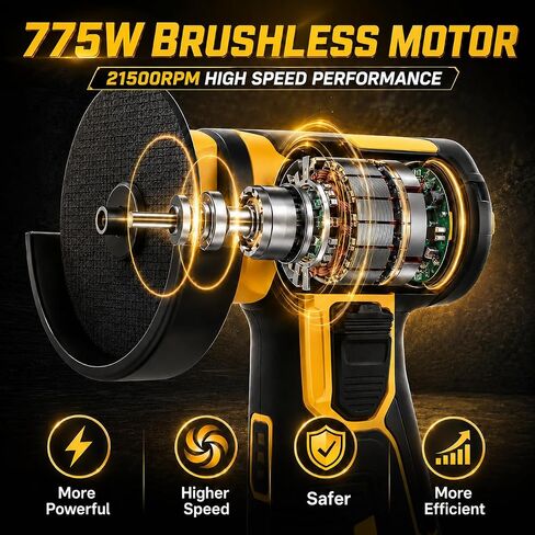 DODOWIN Sturdy Angle Grinder 12V Yellow in Kuwait