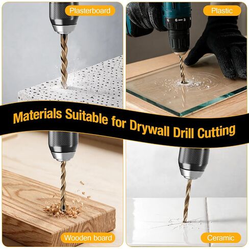 50Pcs Drywall Rotor Tips 5/32" Drywall Guide Point Cutting Bits M2 HSS Spiral Drywall Router Drill Bits Guidepoint Cutting Rotor Tips Cutout Tool for Wood, Plastic, Gypsum Boards in Kuwait