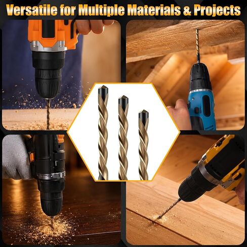 50Pcs Drywall Rotor Tips 5/32" Drywall Guide Point Cutting Bits M2 HSS Spiral Drywall Router Drill Bits Guidepoint Cutting Rotor Tips Cutout Tool for Wood, Plastic, Gypsum Boards in Kuwait