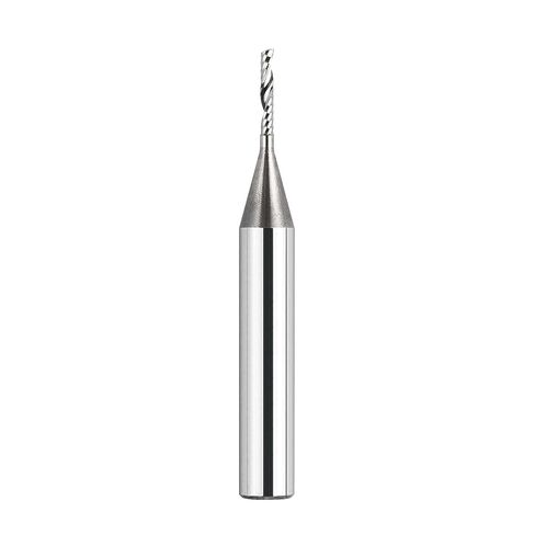 SpeTool O Flute Spiral Rouer Bits 1/4 Inch Shank 1/16 Inch Cutting Diameter, Solid Carbide Upcut CNC Router Bit Single Flute End Mill for Aluminum Acrylic Metal Milling Cutter in Kuwait