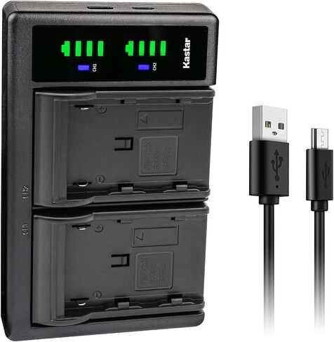 Kastar 3-Pack Battery and LTD2 USB Charger Replacement for Canon BP-980G PRO, BP-970 BP-970G BP-975, BP-945 BP-950 BP-950G BP-955, BP-930 BP-935, BP-925, BP-911 BP-911K BP-914 BP-915 Battery in Kuwait