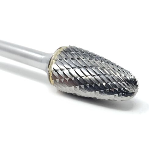 SF-6 Double Cut Carbide Burr Die Grinder Bit 5/8" x 1" on 1/4" Shank in Kuwait