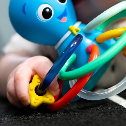 Baby Einstein Ocean Explorers Opus’s Shake & Soothe Teether Toy & Rattle, Ages 0 Months and Up in Kuwait