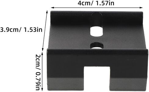 UKCOCO Dovetail Mounting Base Plate for Telescope and Guide Scope, Aluminum Alloy Sturdy Telescope Mount Bracket with M4 Screws for Precision Compatibility and Effortless Setup in Kuwait