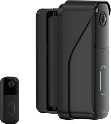 Angle Adjustable Doorbell Mount for Blink Video Doorbell Camera (1st & 2nd Gen), 40-140° Wide Viewing Angle, Mounting Bracket Accessories for Home, Apartment & Dorm - Black in Saudi Arabia