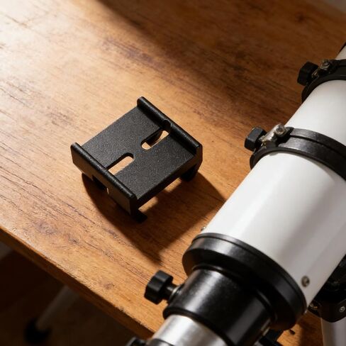 Healeved Dovetail Base Mount Clamp for Guide Scope and Telescope, Aluminum Alloy Plate with M4 Screws, Enhanced Stability and Durability for Night Sky Exploration and Stargazing Sessions in Kuwait