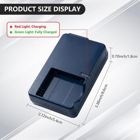 CB-2LV CB-2LVE NB-4L Camera Charger for Compatible Canon Battery Powershot SD30 SD40 SD200 SD300 SD400 SD450 SD600 SD630 SD750 ELPH 100 HS 300 HS IXUS 30 40 50 55 60 65 70 75 80 100 110 115 120 130 in Kuwait